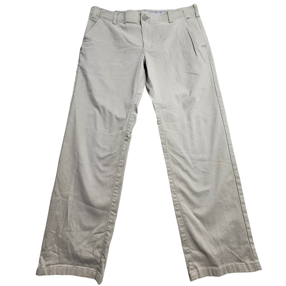 Lee Pants Men 36x30 Khaki Tan Regular Straight Leg Chino Stretch 2247
